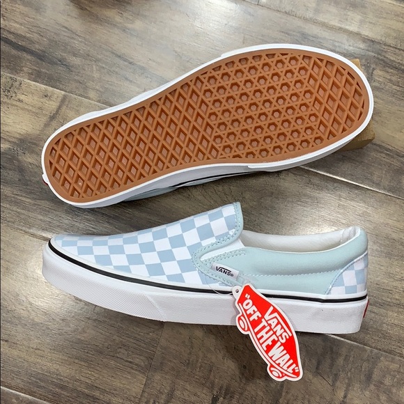 VANS CLASSIC SLIP-ON Checkerboard Baby Blue wmns - Picture 15 of 16